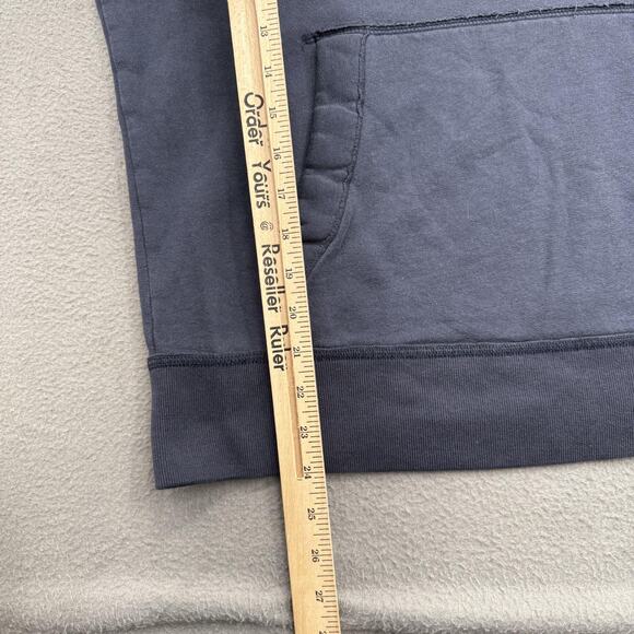 Hollister Hoodie Sweatshirt Mens XL Blue Malibu Surf Open Graphic Pullover - Picture 5 of 10